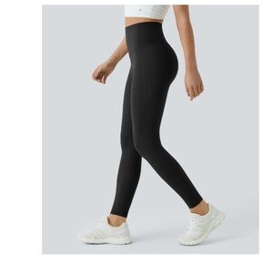 HALARA High-Waist Black Leggings with Side Pocket